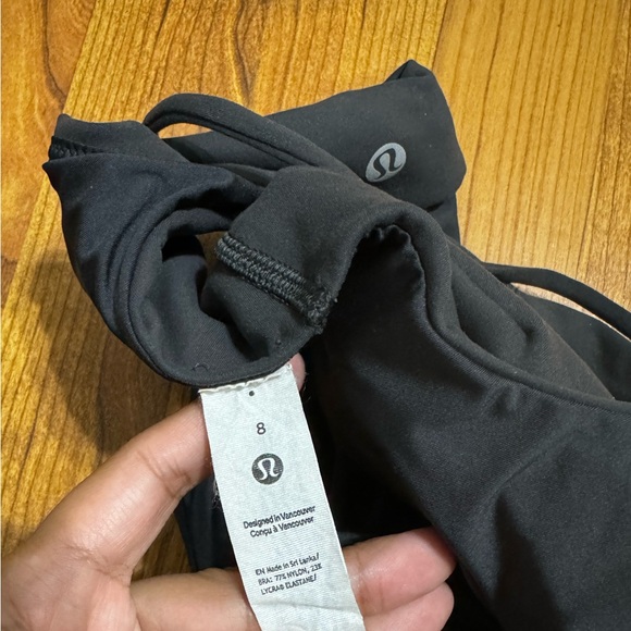 Lululemon Bra Size 8 and Leggings Size 6 Set Graphite Grey - Picture 2 of 6